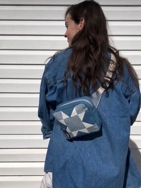 Mimi studio up cycled Essentials bag